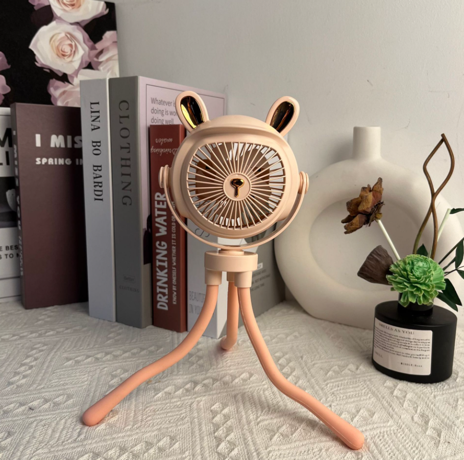 2026 Summer Best-Seller 🔥 Octopus-Style Clip-On Mini Fan (USB-Powered) — Versatile for Strollers, Cars, Outdoors, and More!
