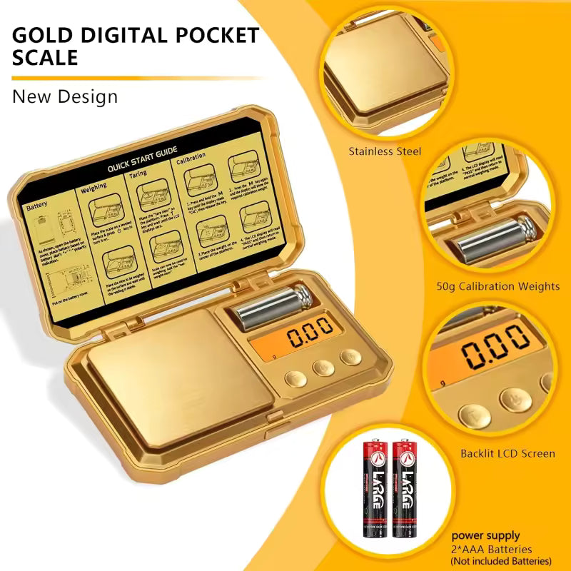 🎵High-precision Digital Pocket Scale