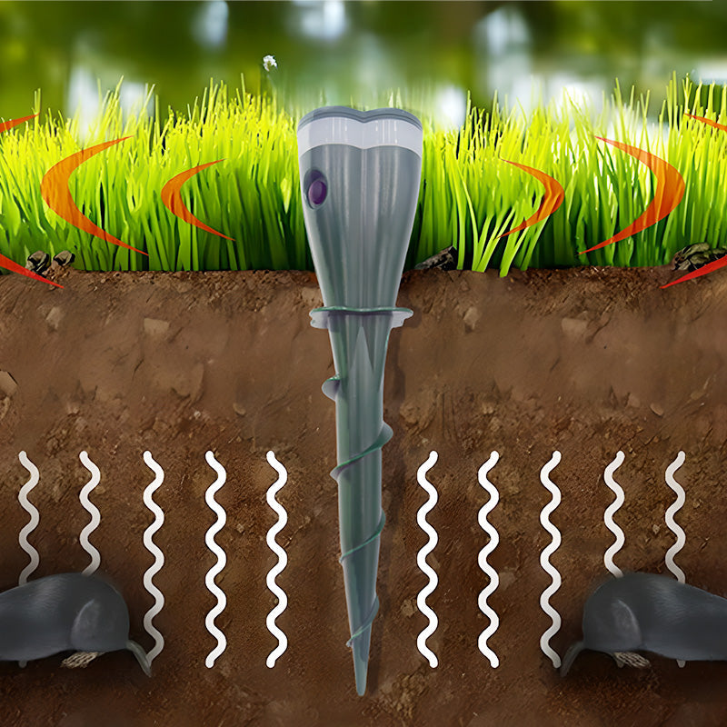 This season's sales offer a 50% discount✨Solar-powered waterproof spiral rodent repellent device